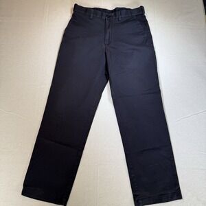 David Taylor Pants 30 X 30 Black Khaki Trouser Work Restaurant Catering Sears